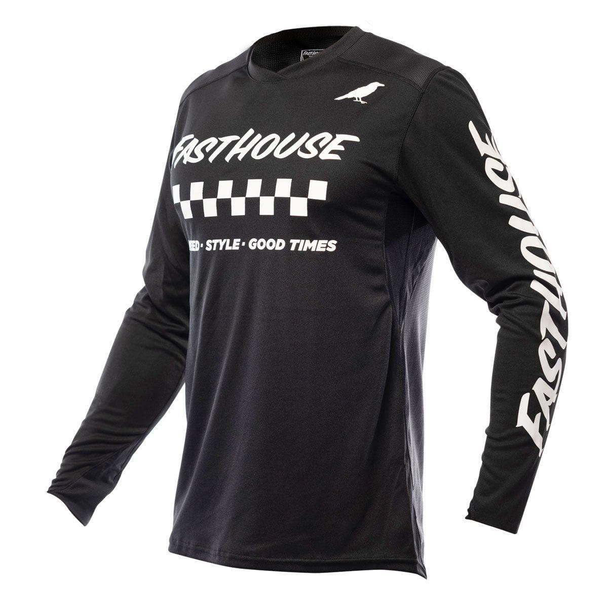 Fasthouse Elrod Long Sleeve Jersey 2021: Black S