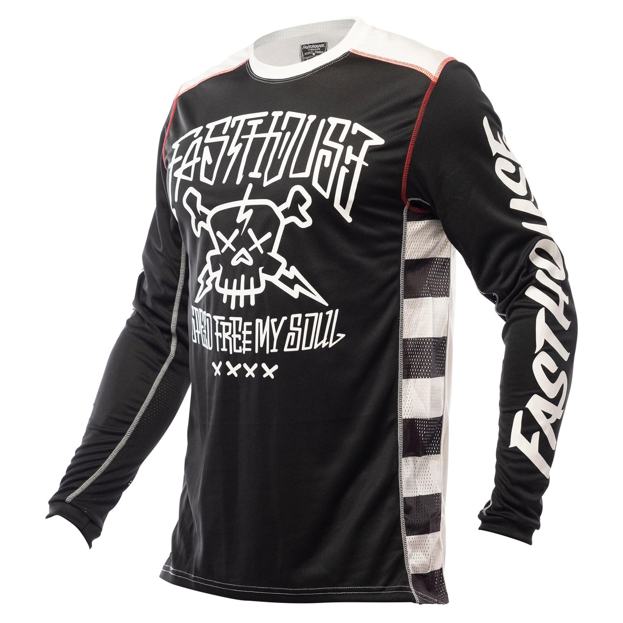 Fasthouse Grindhouse Akuma Long Sleeve Jersey 2021: Black S