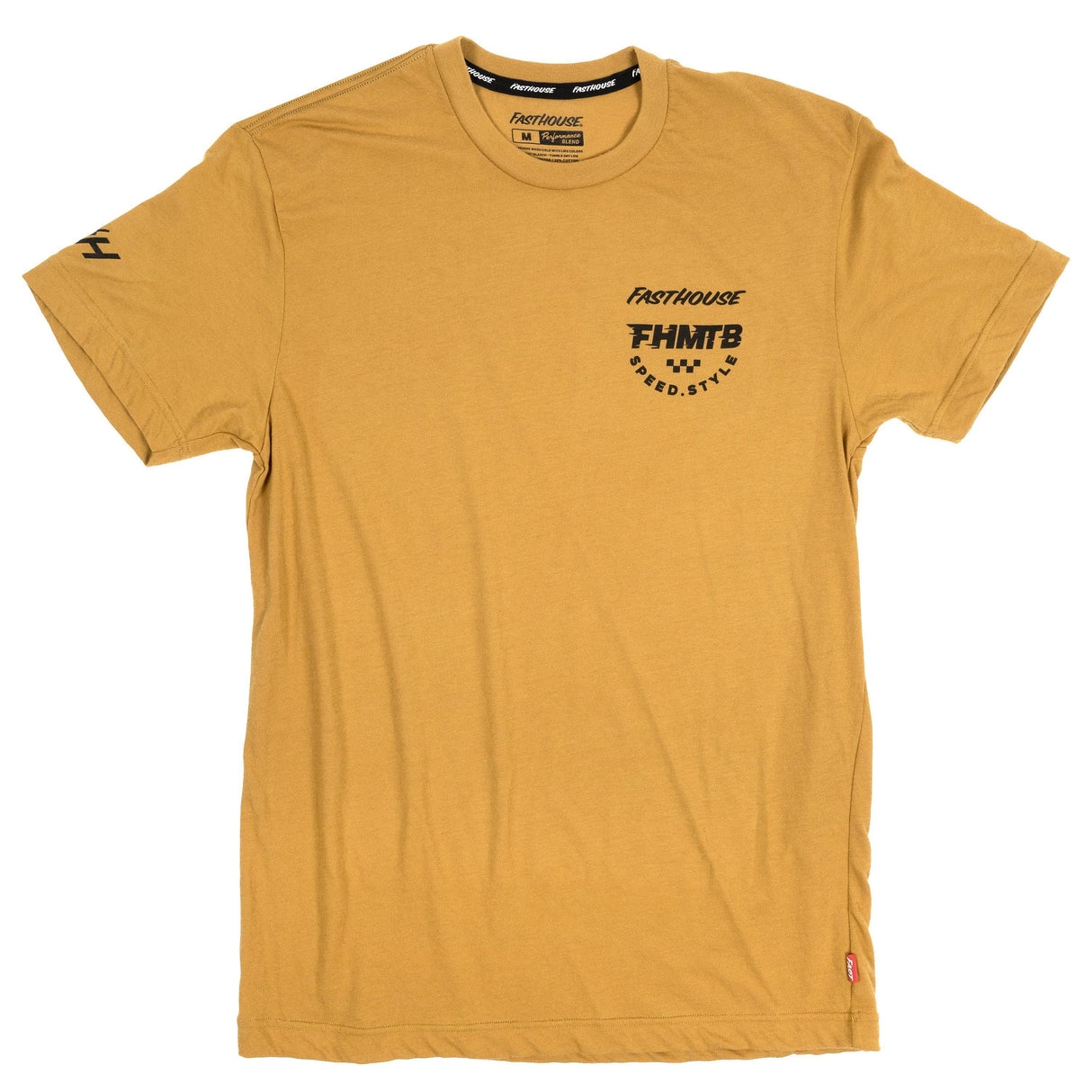 Fasthouse Hierarchy Short Sleeve Tech Tee 2022: Vintage Gold 2Xl