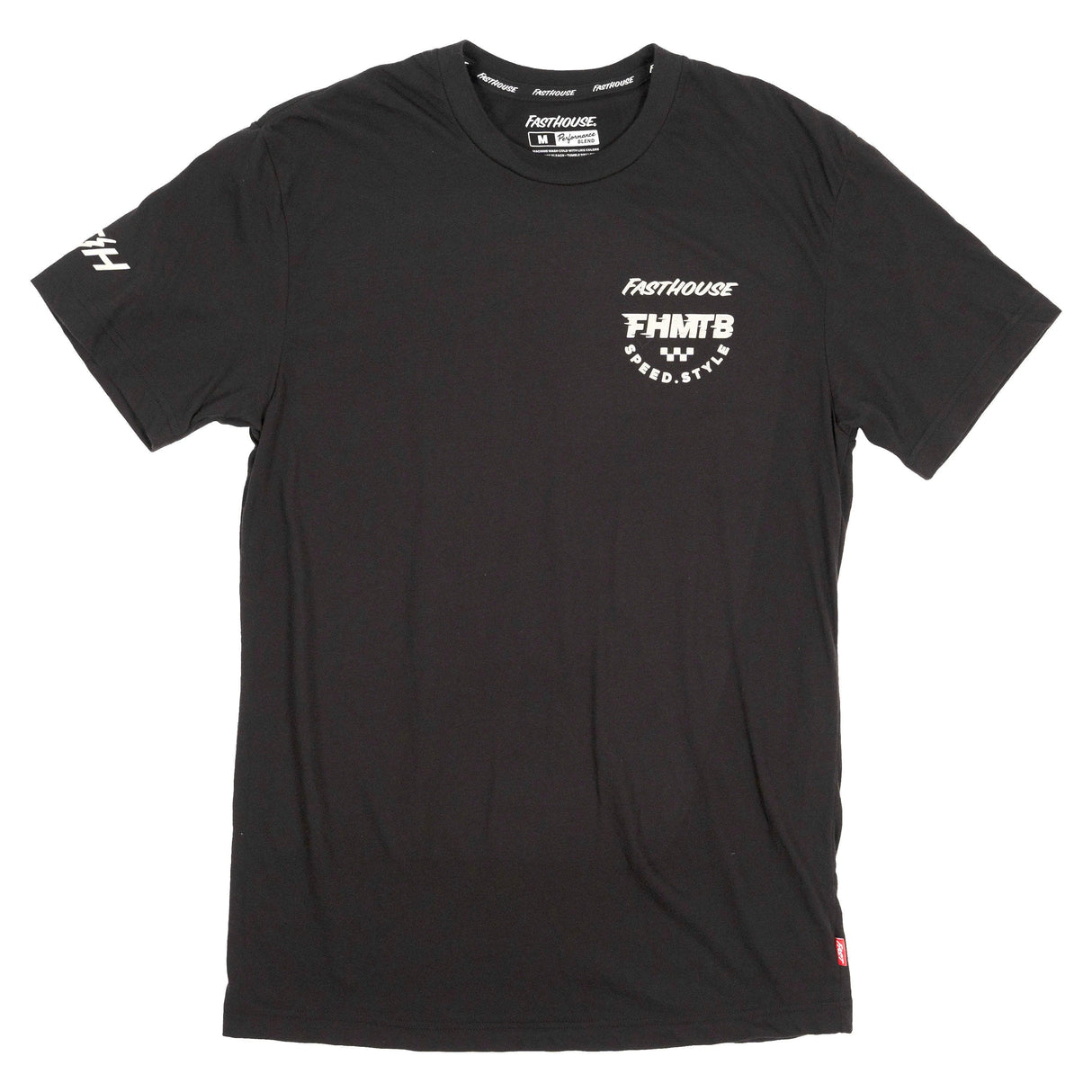 Fasthouse Hierarchy Short Sleeve Tech Tee 2022: Black 3Xl