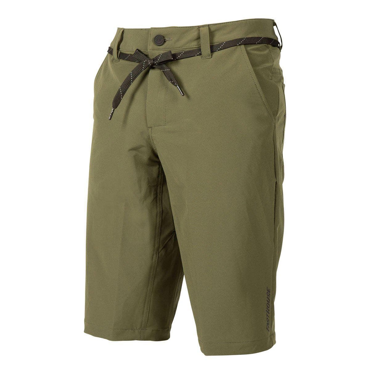 Fasthouse Kicker Shorts 2021: Olive 32