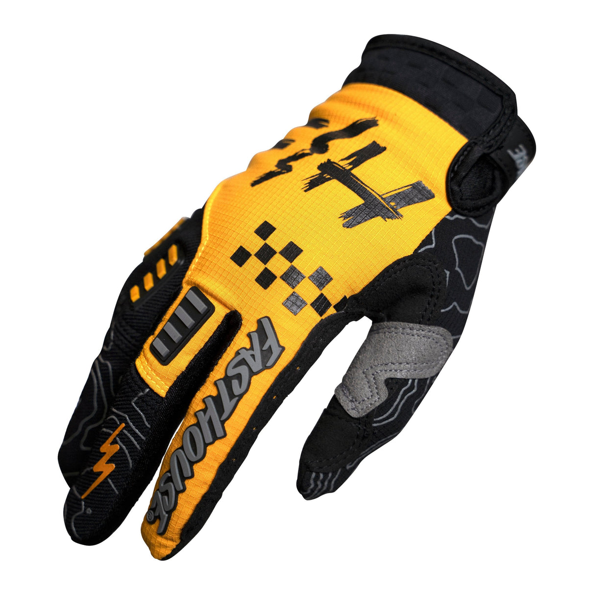 Fasthouse Off-Road Gloves 2021: Amber/Black Xl