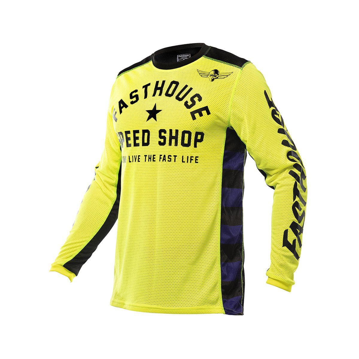 Fasthouse Youth Original Air Cooled Long Sleeve Jersey 2021: High Viz Yl