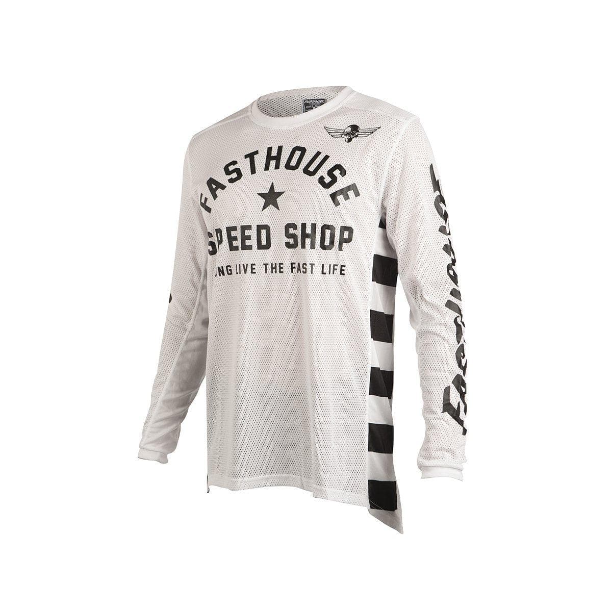 Fasthouse Original Air Cooled Long Sleeve Jersey 2021: White S