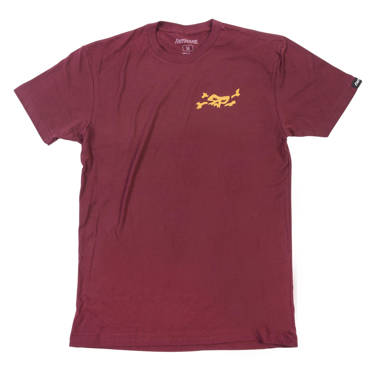 Fasthouse Essential Tee 2022: Maroon S