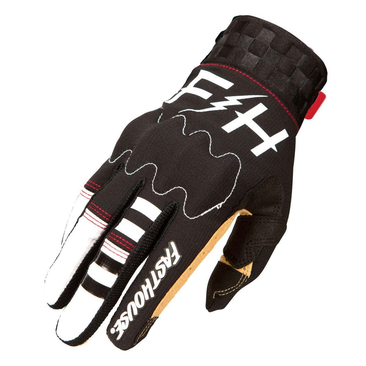 Fasthouse Speed Style Blaster Gloves 2021: Black/White M