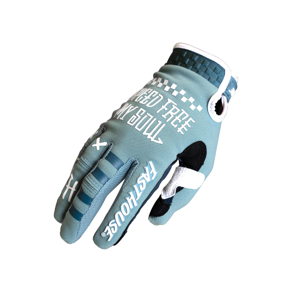 Fasthouse Youth Speed Style Akuma Gloves 2021: Indigo Yl