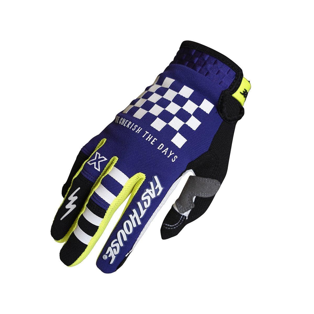 Fasthouse Youth Speed Style Brute Gloves 2021: Purple/Black Ys