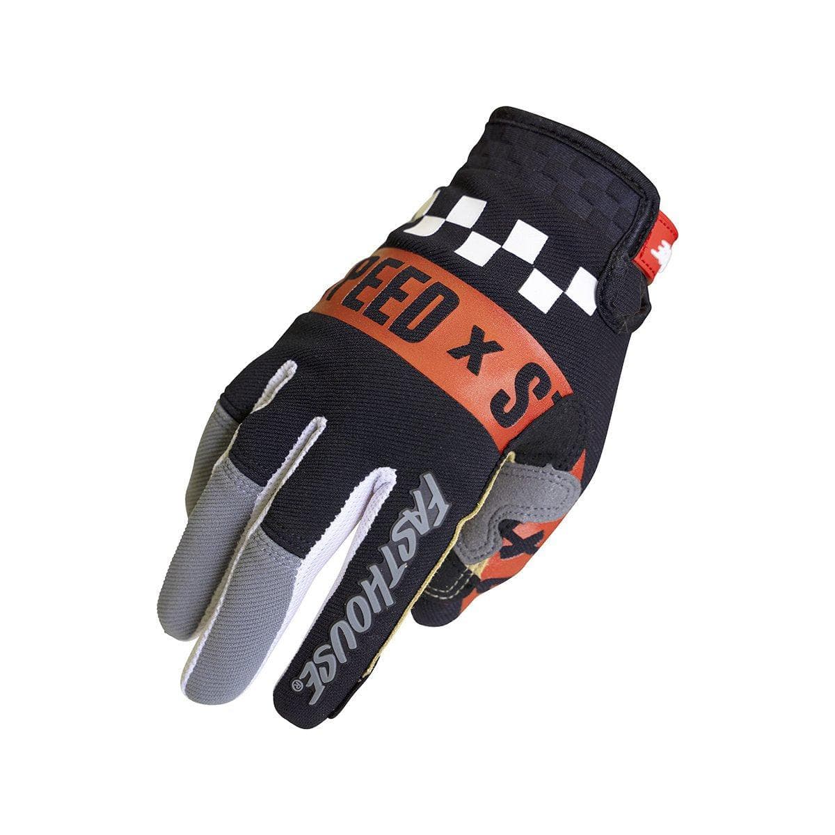 Fasthouse Youth Speed Style Domingo Gloves 2021: Gray/Black Yl