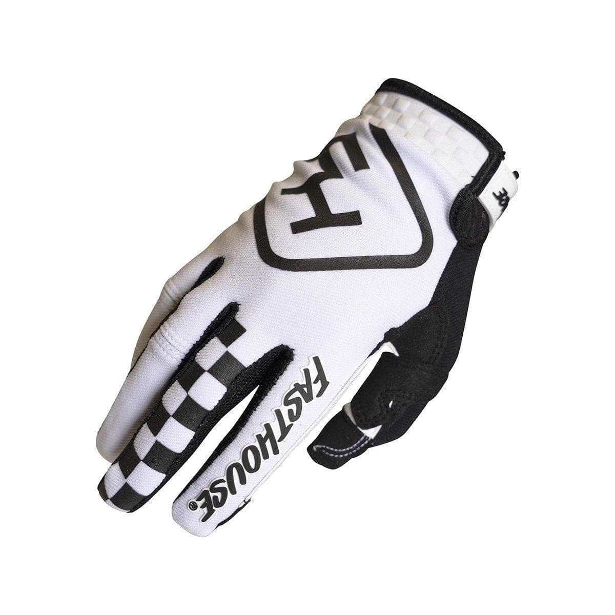 Fasthouse Youth Speed Style Legacy Gloves 2021: White/Black Ym