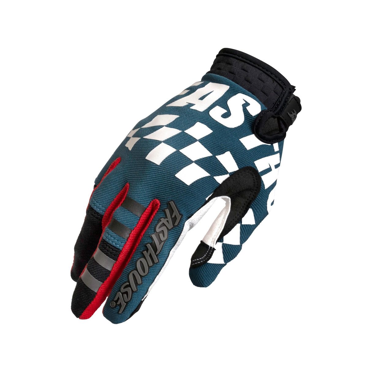 Fasthouse Youth Speed Style Velocity Glove 2022: Indigo Yl