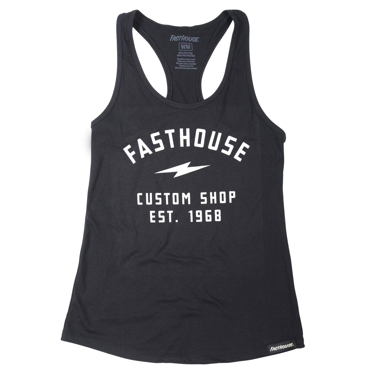 Fasthouse WomenS Fundamental Tank 2022: Black Wm