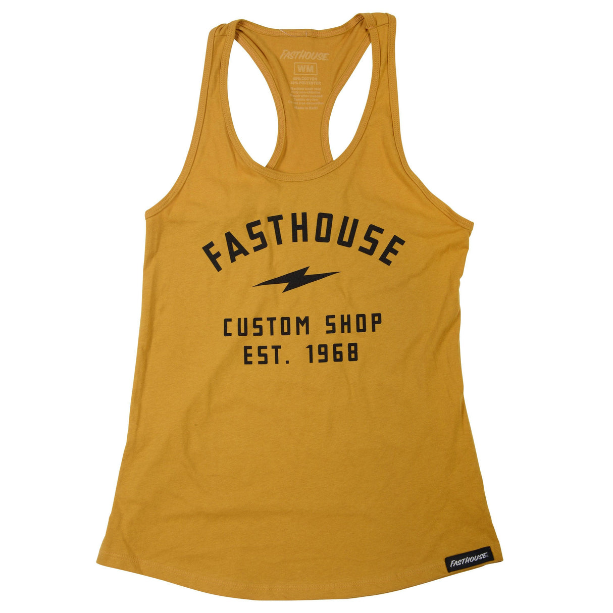 Fasthouse WomenS Fundamental Tank 2022: Vintage Gold Ws