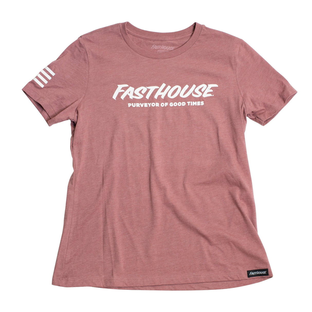 Fasthouse Women'S Logo Tee: Heather Mauve W2Xl