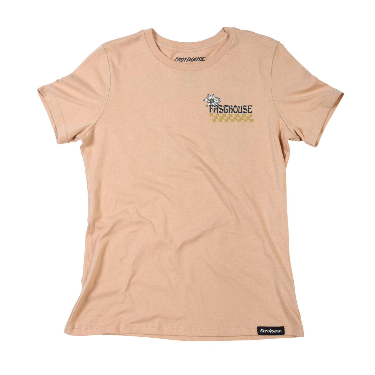 Fasthouse WomenS Reverie Tee 2022: Sand Ws