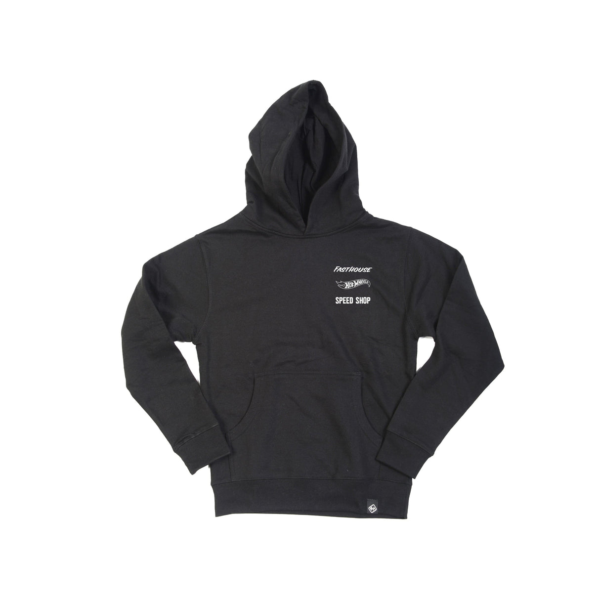 Fasthouse Youth Rush Hot Wheels Hooded Pullover 2022: Black Yxl