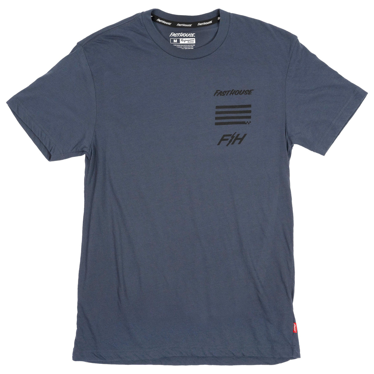 Fasthouse Trace Short Sleeve Tech Tee 2022: Indigo S