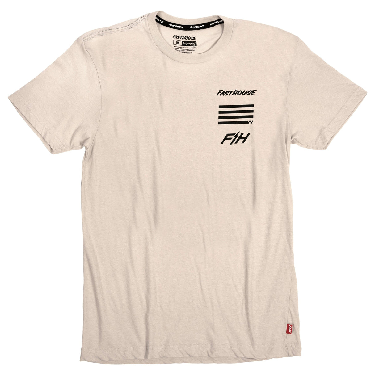 Fasthouse Trace Short Sleeve Tech Tee 2022: Cream M