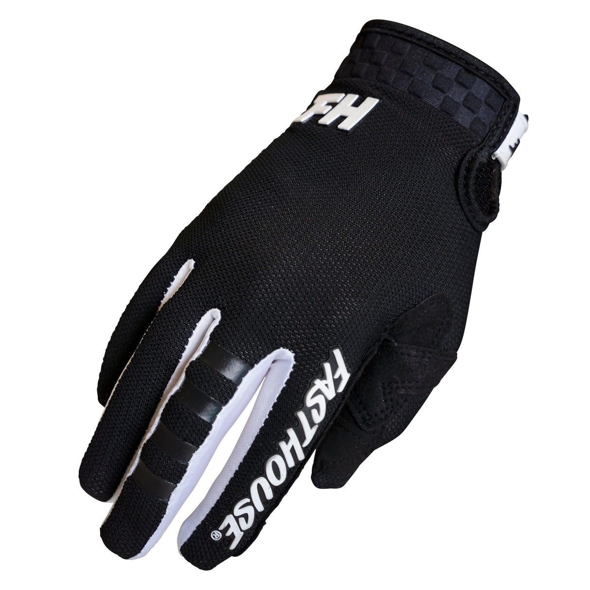 Fasthouse Youth A/C Elrod Air Gloves 2021: Black Yl