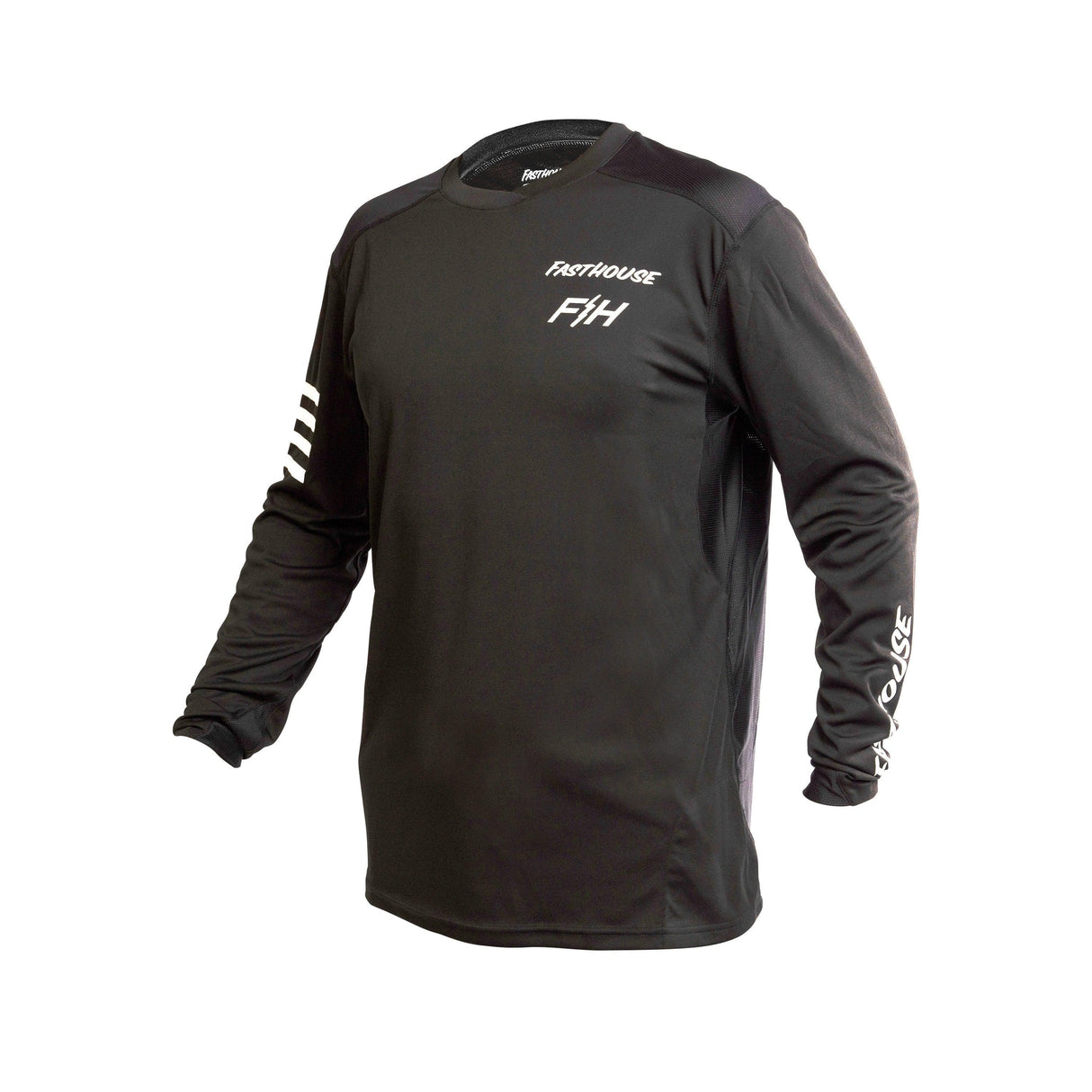 Fasthouse Youth Alloy Rally Long Sleeve Jersey 2022: Black Yl