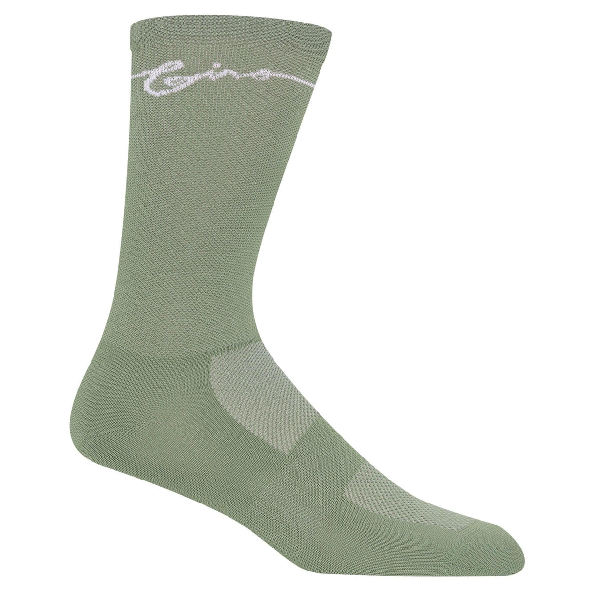 Giro Comp High Rise Cycling Socks 2021: Grey/Green Xl