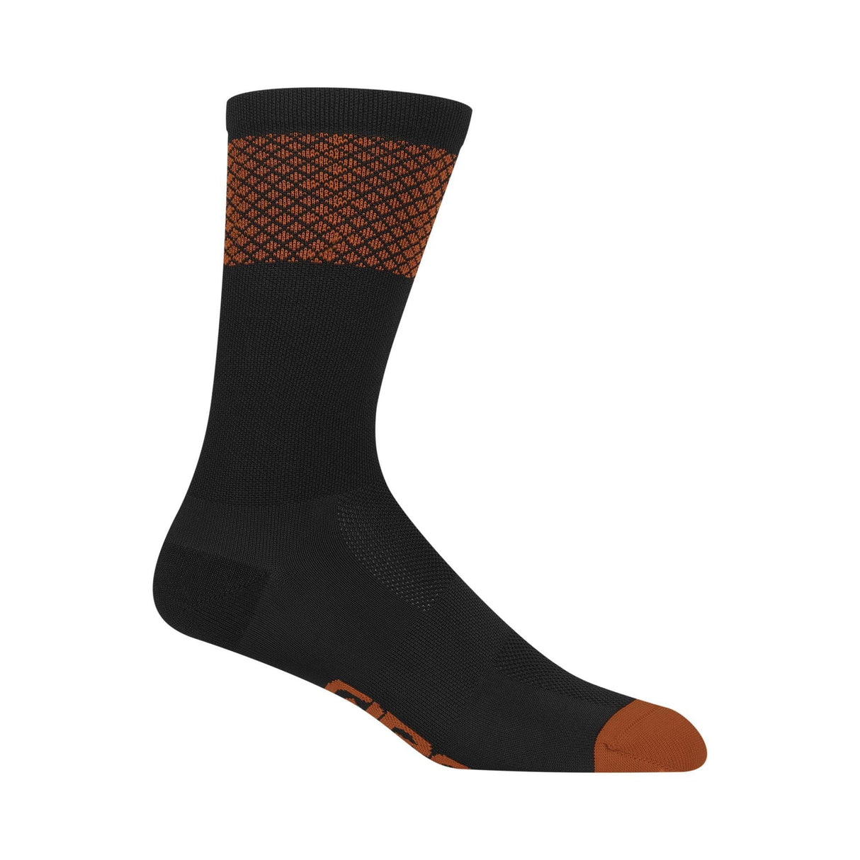 Giro Comp High Rise Cycling Socks 2022: Black/Bright Red S