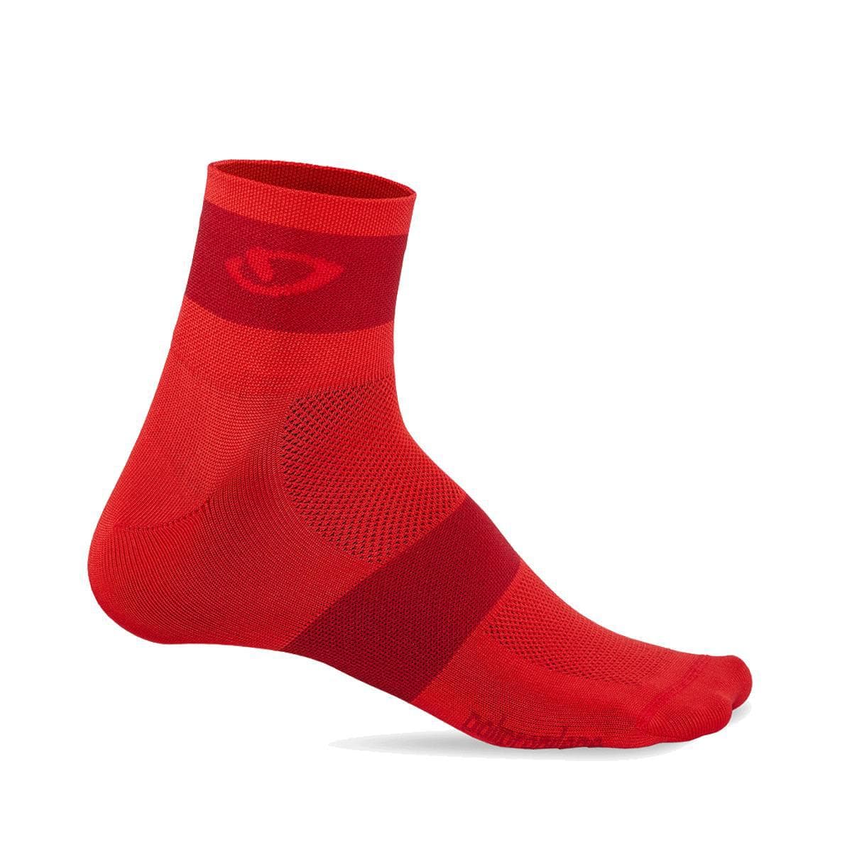 Giro Comp Racer Cycling Socks 3 Pack 2019: Bright Red/Blue/Charcoal S