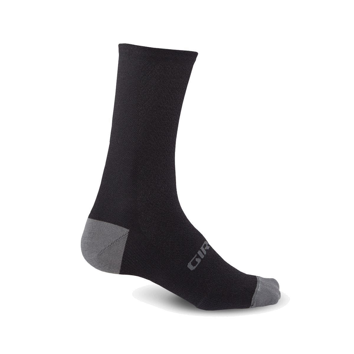 Giro Hrc+ Merino Wool Cycling Socks 2019: Black/Charcoal Xl