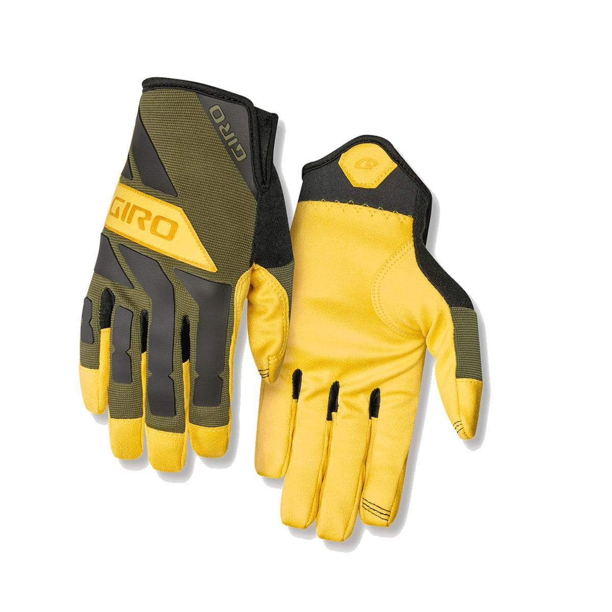 Giro Trail Builder Mtb Cycling Gloves 2019: Olive Buckskin Xl