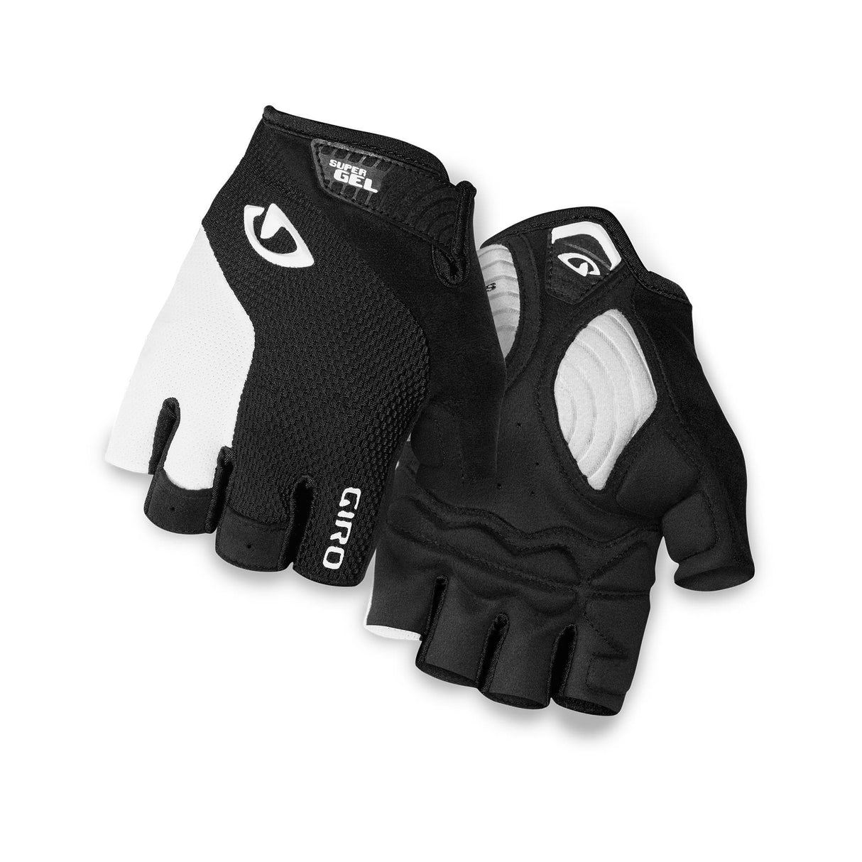 Giro Strade Dure Supergel Road Cycling Mitt 2019: White/Black Xl