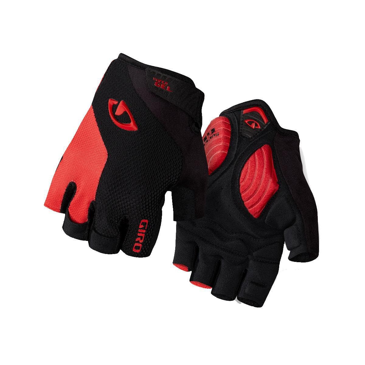 Giro Strade Dure Supergel Road Cycling Mitt 2019: Black/Bright Red L