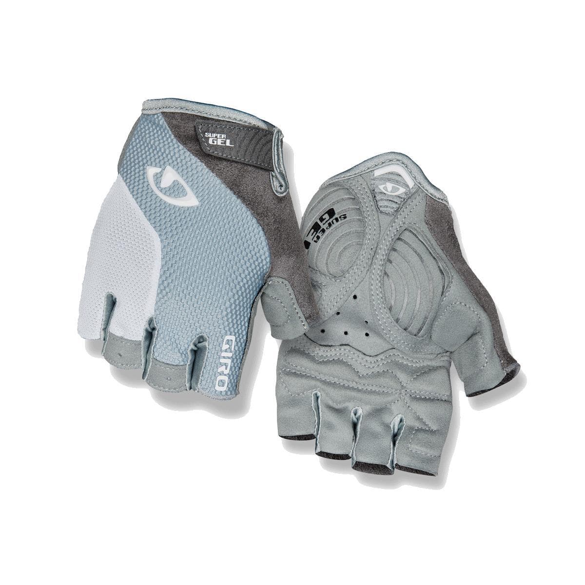 Giro Strade Massa Supergel Women'S Road Cycling Mitt 2019: Titanium/Grey White L