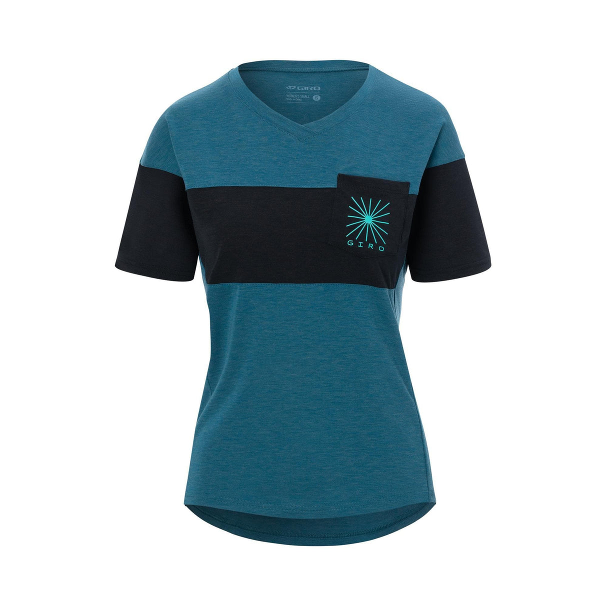 Giro Women'S Ride Jersey 2022: Harbour Blue/Black Xl