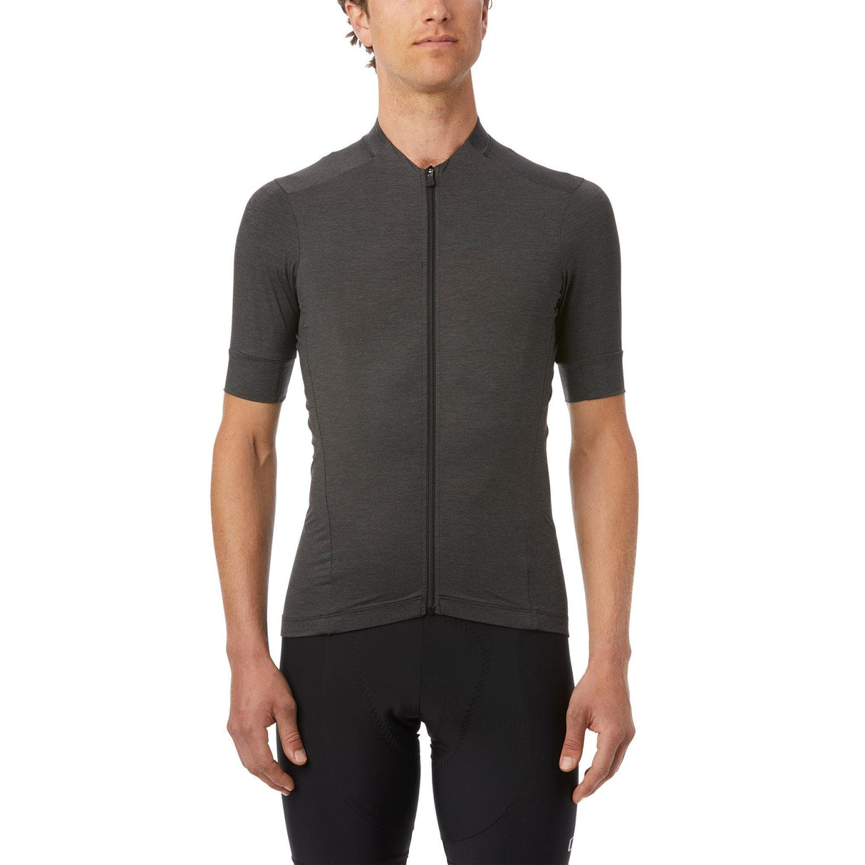 Giro New Road Short Sleeve Jersey 2019: Charcoal Heather L