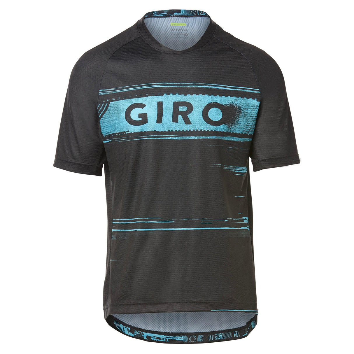 Giro Roust Short Sleeve Mtb Jersey 2021: Black/Iceberg Hypnotic Xl