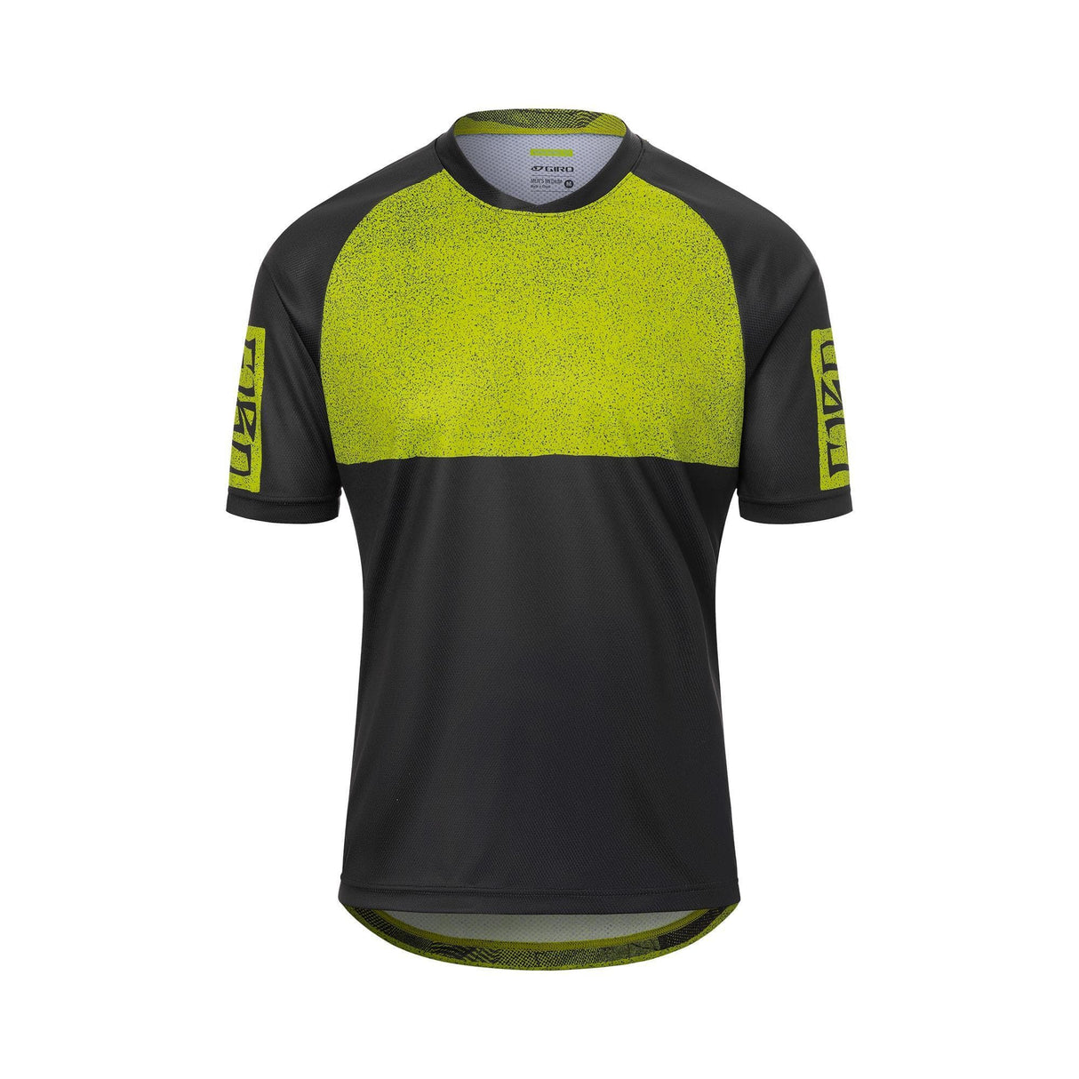 Giro Roust Short Sleeve Mtb Jersey 2022: Anodised Lime Breakdown L