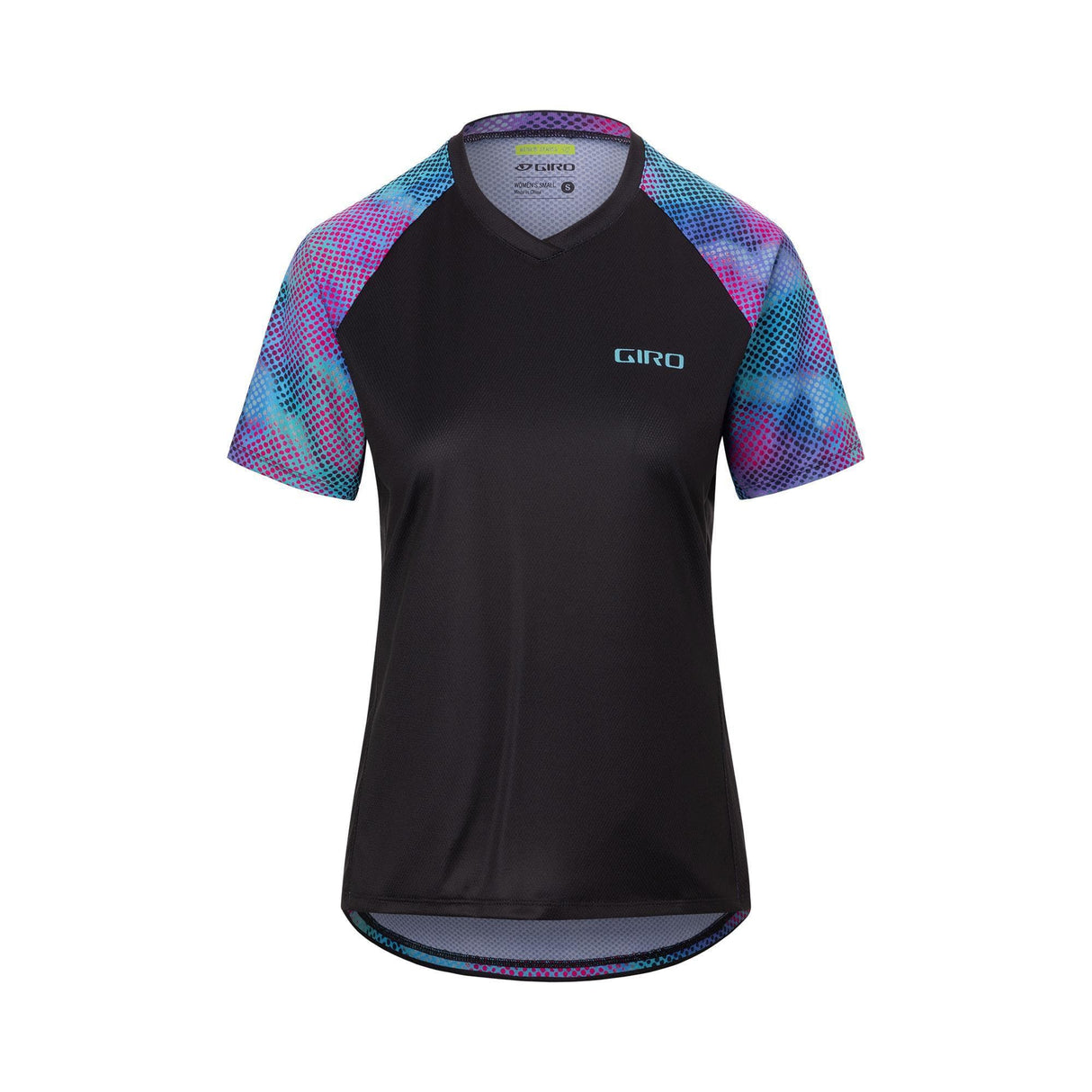 Giro Women'S Roust Short Sleeve Mtb Jersey 2022: Black Chromadot M