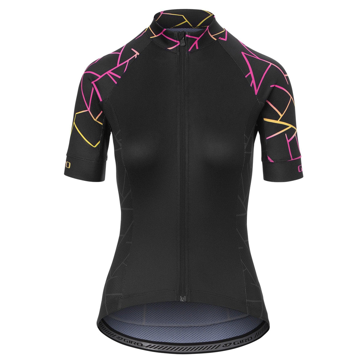 Giro Women'S Chrono Sport Short Sleeve Jersey 2021: Black Craze L