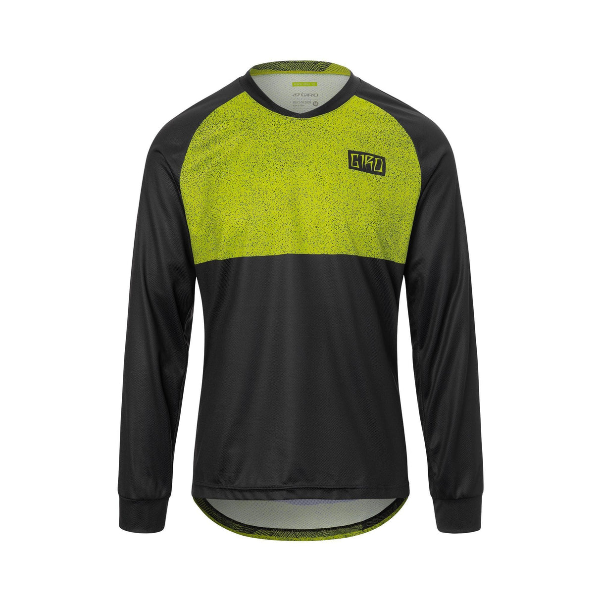 Giro Roust Long Sleeve Mtb Jersey 2022: Anodised Lime Breakdown M