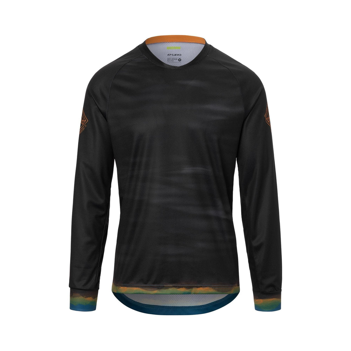 Giro Roust Long Sleeve Mtb Jersey 2022: Black Hot Lap S