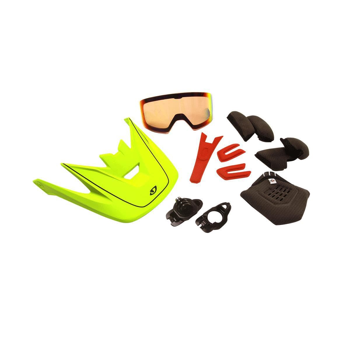 Giro Montaro/Chronicle/Switchblade Visor Bolt Set: Black