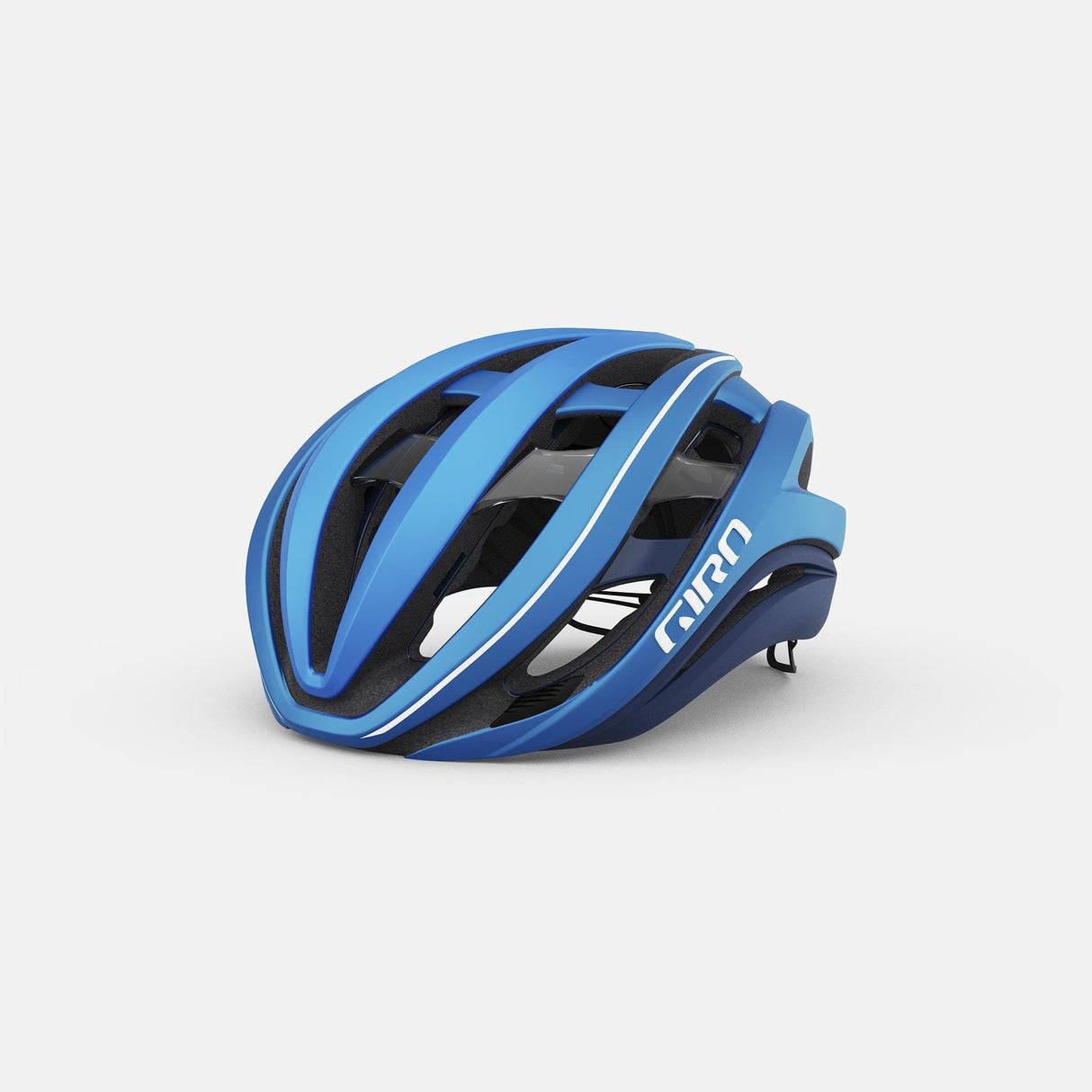 Giro Aether Spherical Road Helmet 2022: Matte Anodized Blue M 55-59Cm