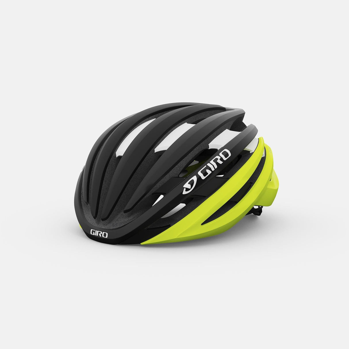 Giro Cinder Mips Road Helmet 2021: Matte Black Fade/Highlight Yellow M 55-59Cm