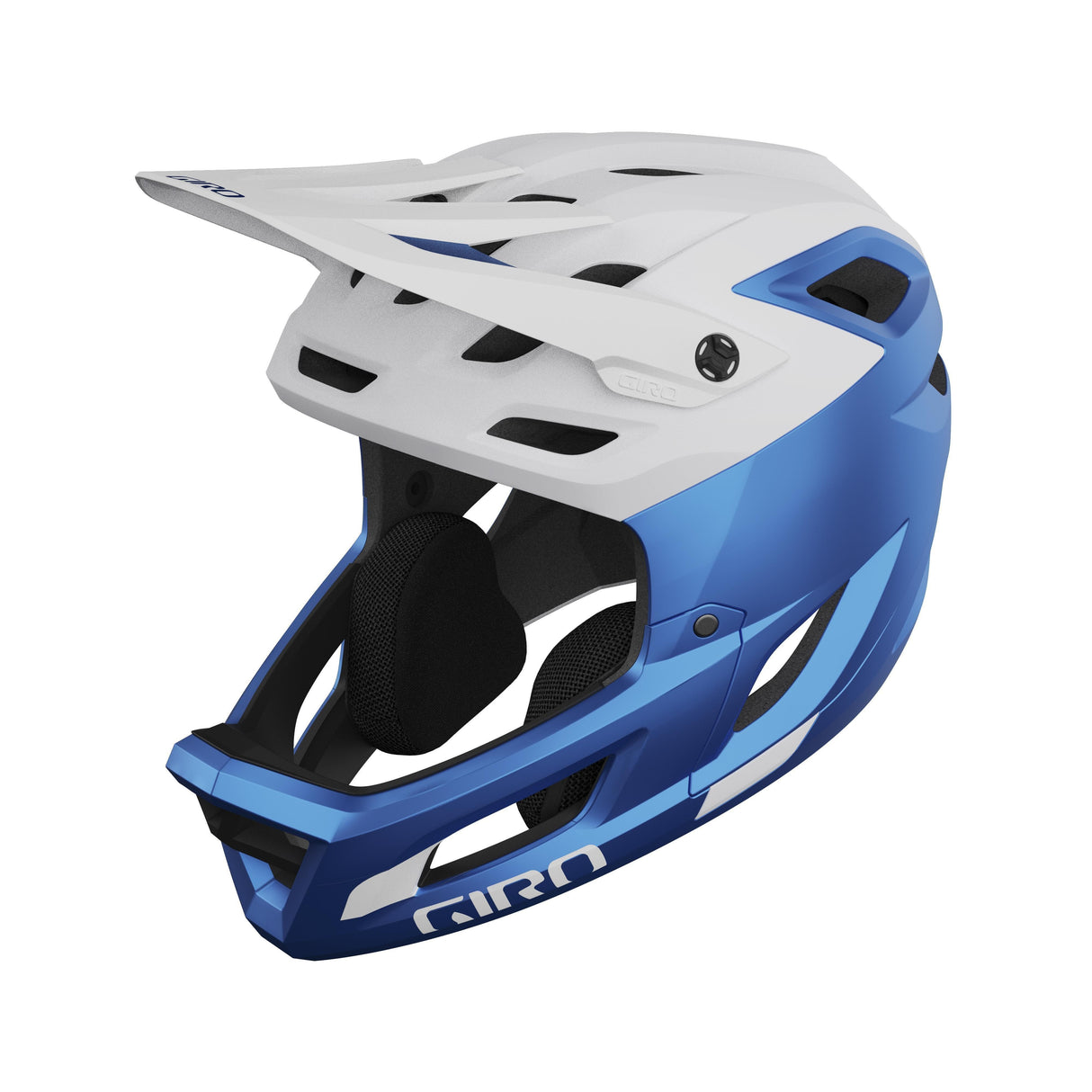 Giro Coalition Spherical Helmet 2024: Matte White Ano Blue M 55-59Cm