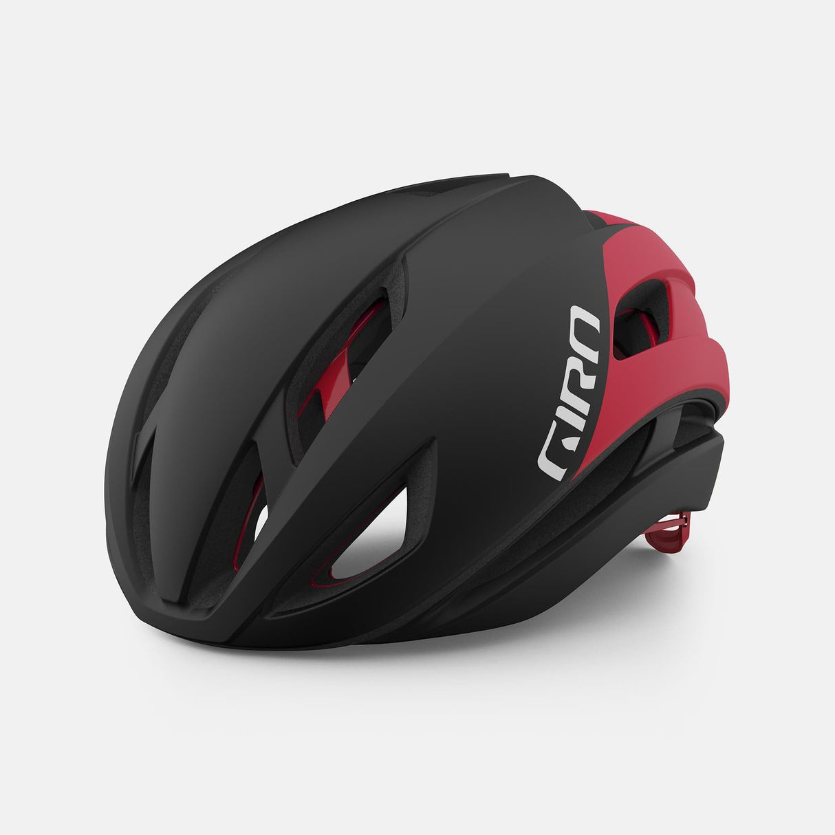 Giro Eclipse Spherical Road Helmet 2022: Black/White/Red L 59-63Cm