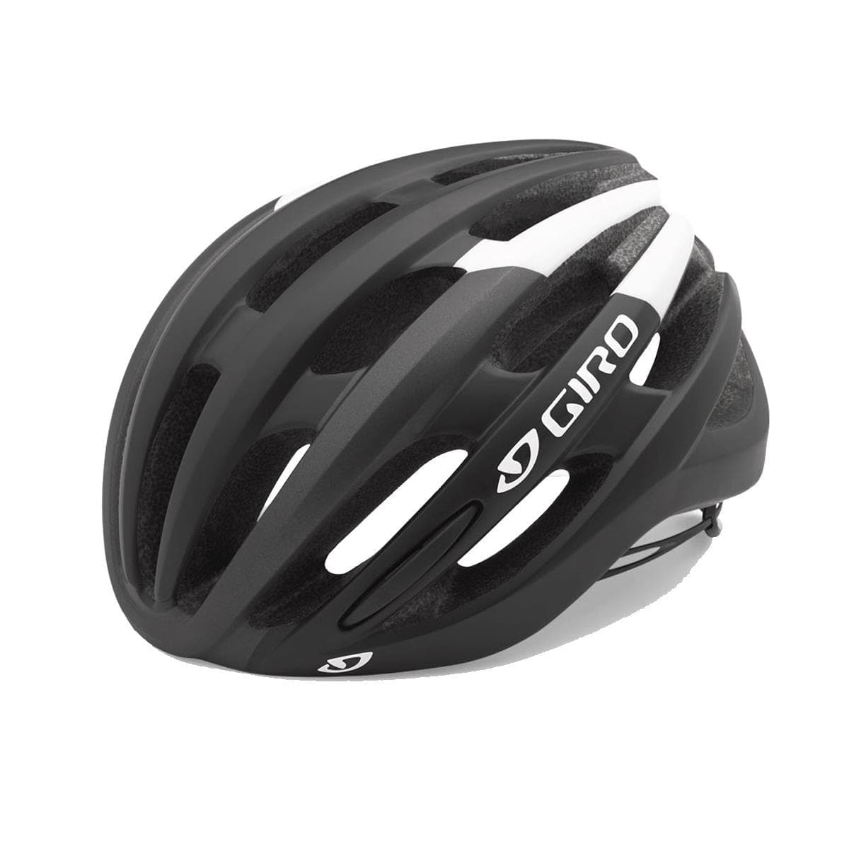 Giro Foray Road Helmet 2019: Black/White M 55-59Cm