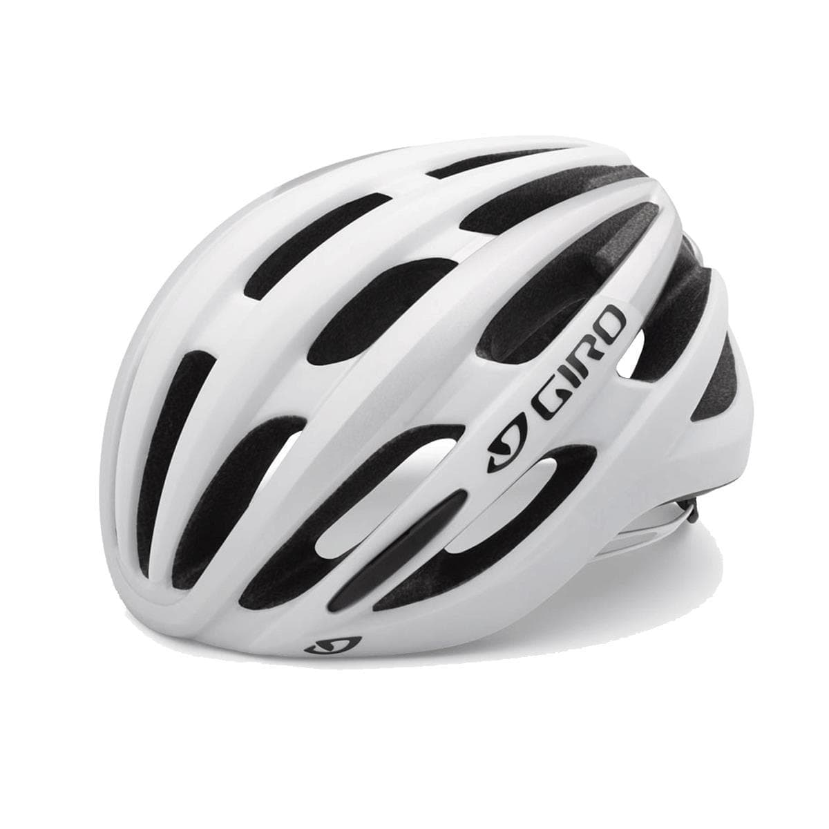 Giro Foray Road Helmet 2019: Matte White/Silver S 51-55Cm