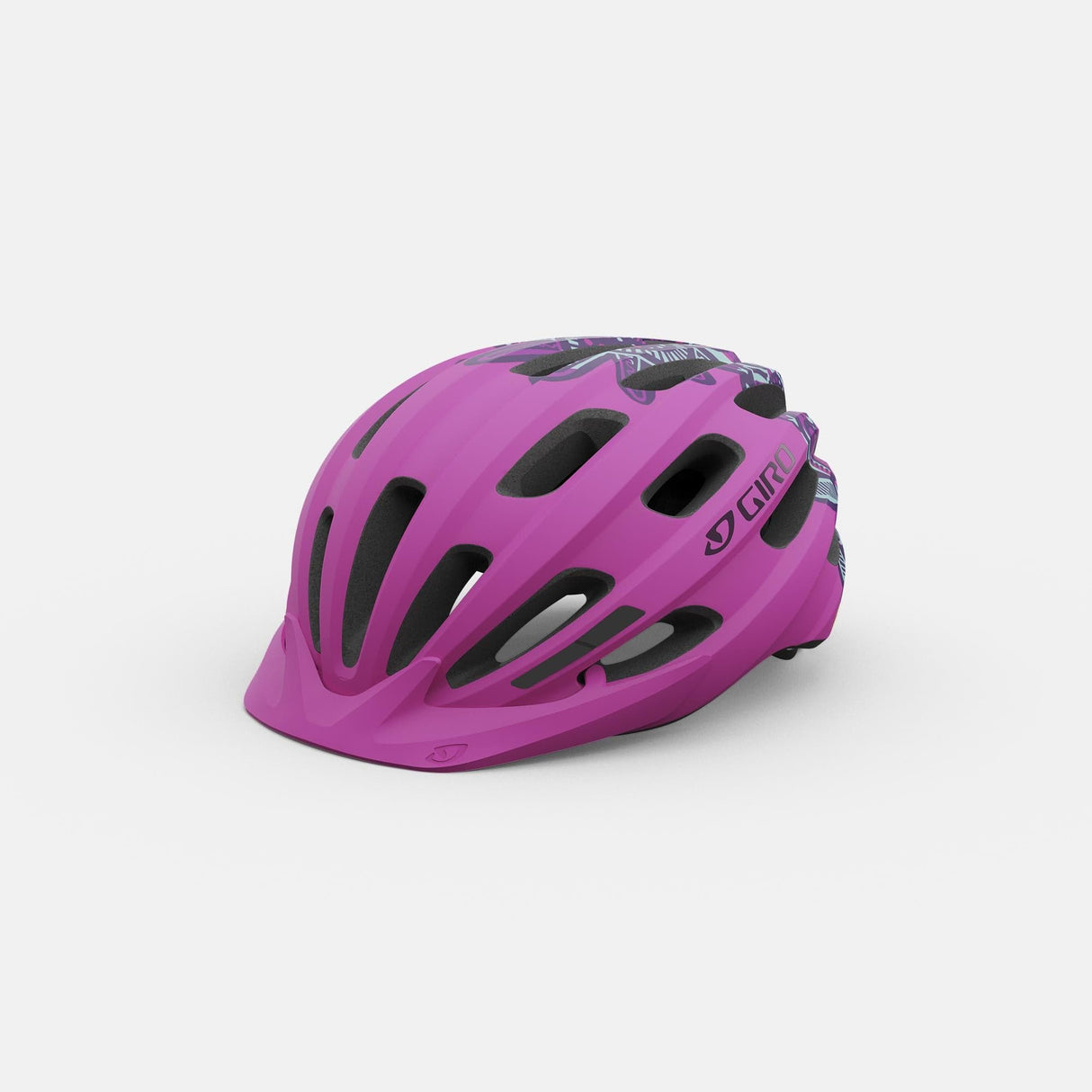 Giro Hale Youth/Junior Helmet 2019: Matte Bright Pink Unisize 50-57Cm