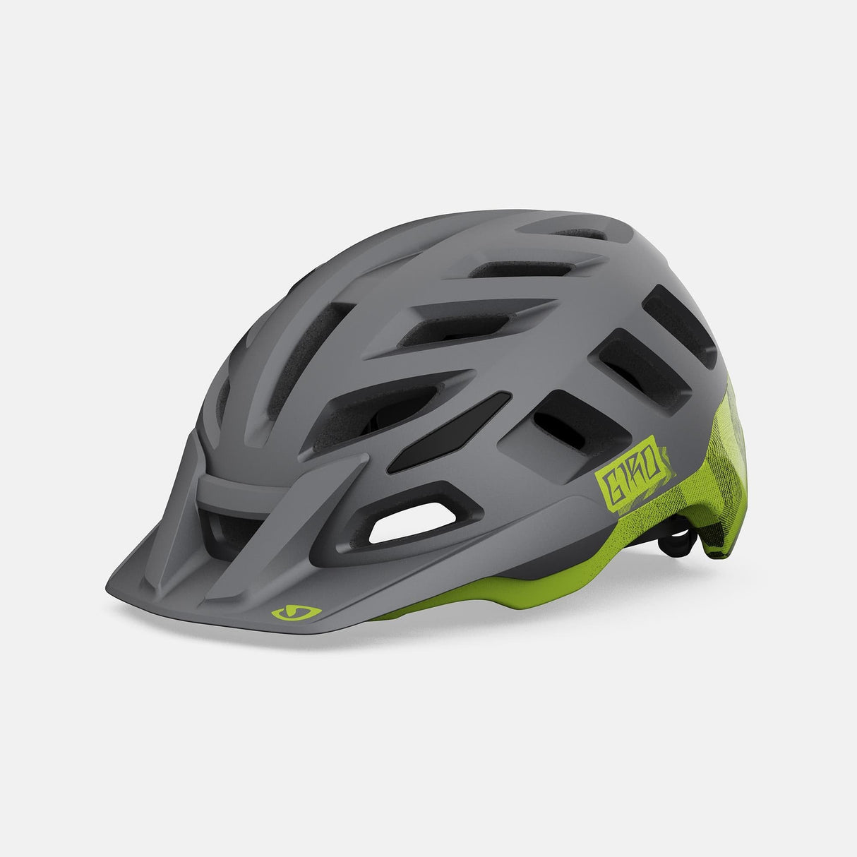 Giro Radix Mips Dirt Helmet 2022: Matte Black/Anodized Lime S 51-55Cm