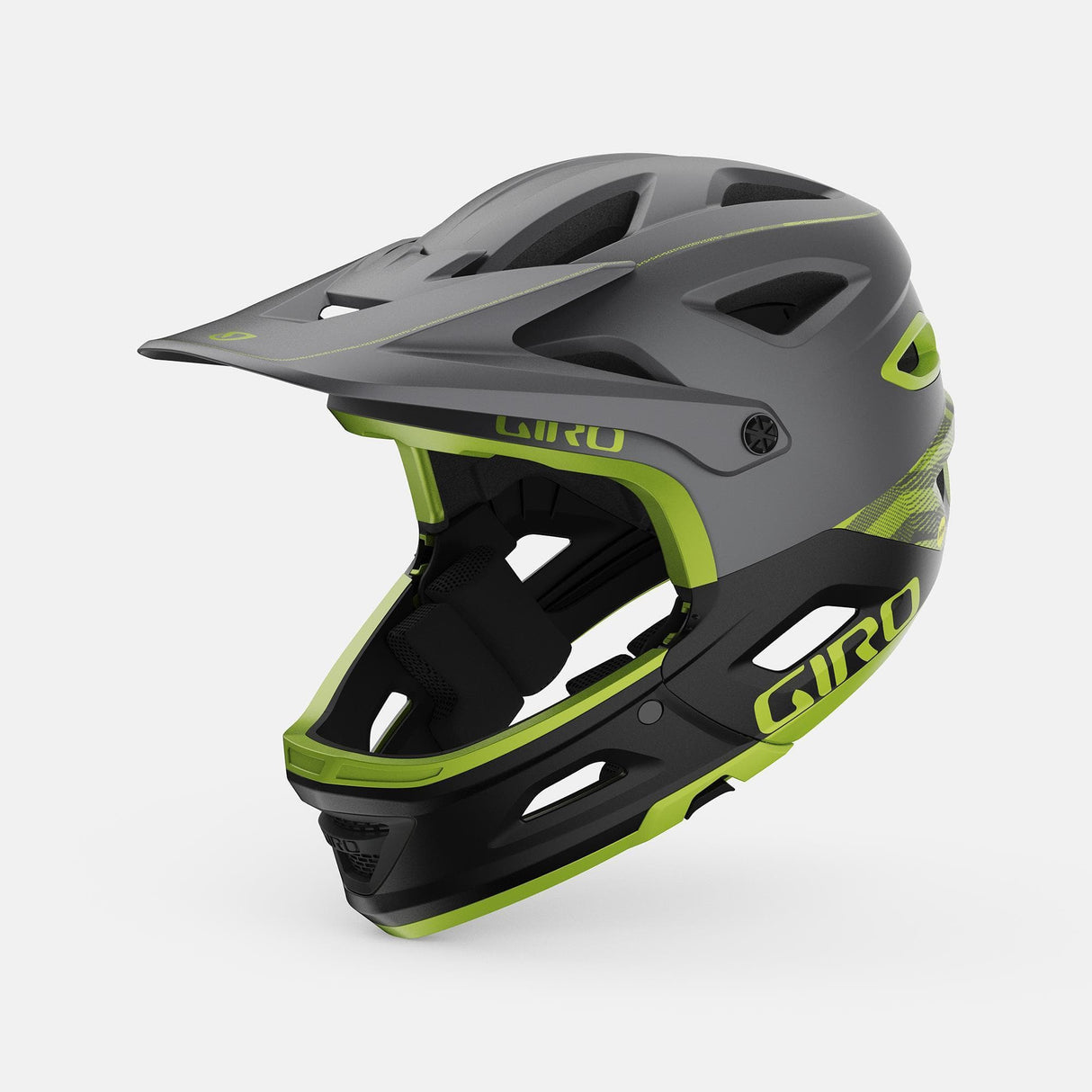 Giro Switchblade Mips Dirt/Mtb Helmet 2022: Matte Black/Anodized Lime S 51-55Cm